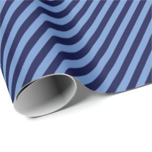 HAMbWG Wrapping Paper - Light Bl Navy Stripe