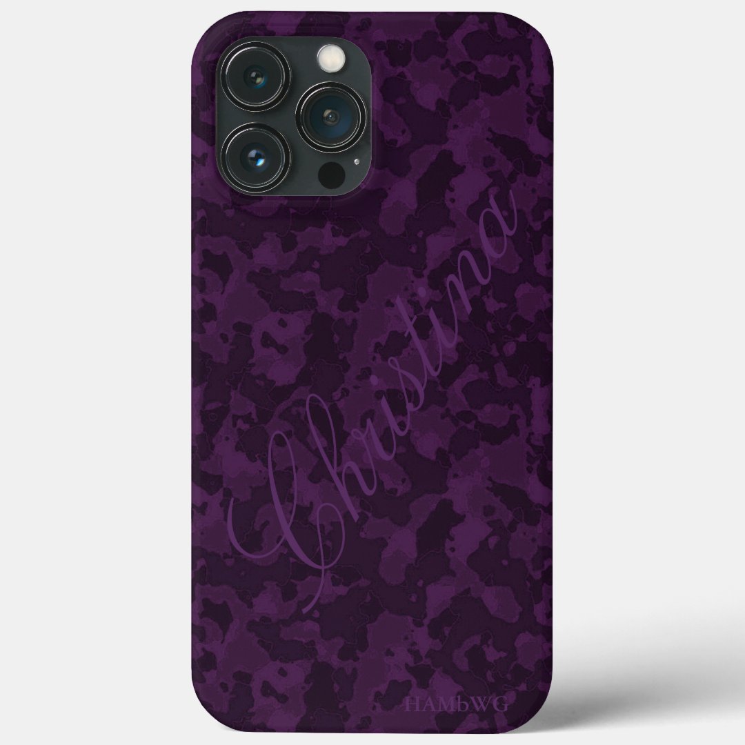 HAMbWG Xtreme Phone Case Amethyst Camouflage Zazzle
