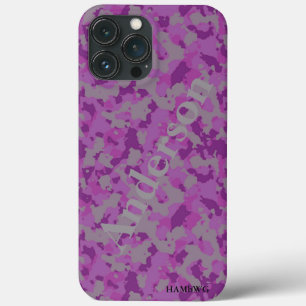 HAMbWG  Xtreme Phone Case -  Pink Gray Camouflage