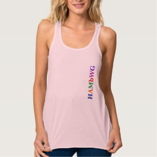 HAMbyWG - 10 Colors - Racerback Tank -Side Logo Top