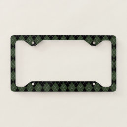 HAMbyWG Any color With Black Argyle License Plate Frame