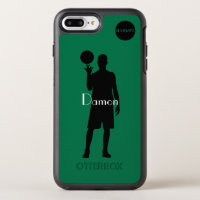 HAMbyWG - Basketball Player Graphic & Your Name OtterBox Symmetry iPhone 8 Plus/7 Plus Case