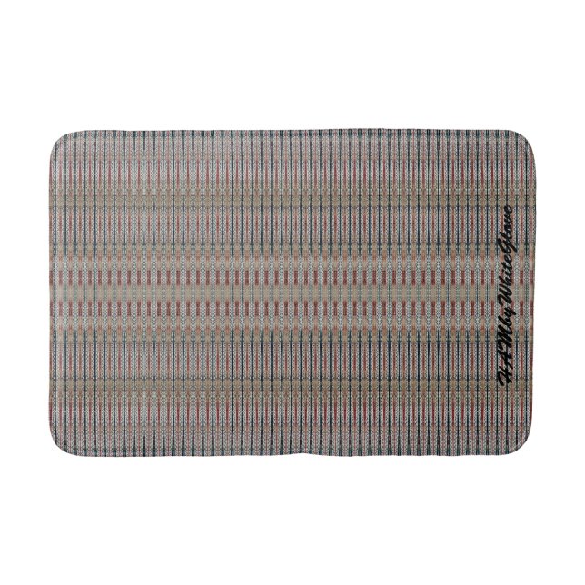 HAMbyWG - Bath Matt -  Native American Bathroom Mat (Front)