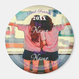 HAMbyWG -  Best Friends or Sisters Magnet