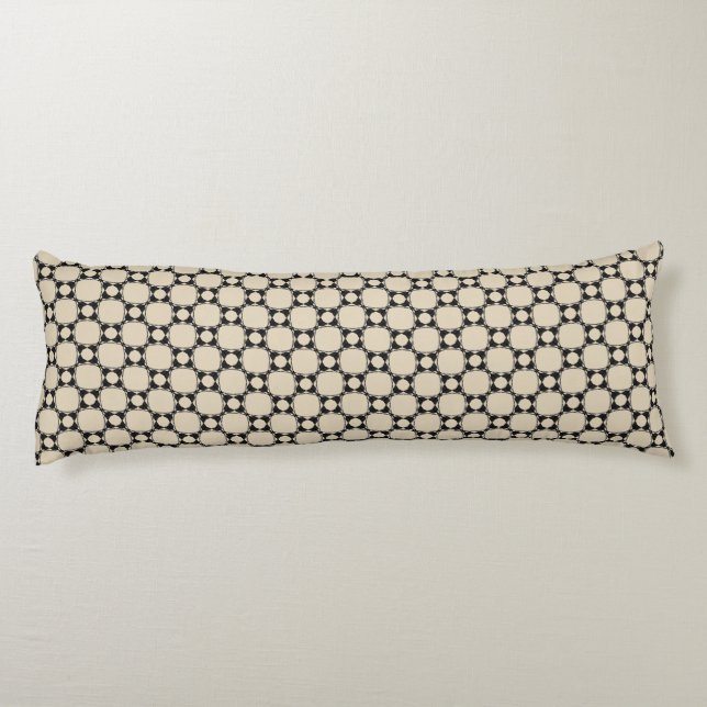 HAMbyWG - Black and ANY Color - Disc Pattern Body Pillow (Back)