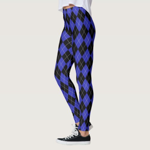 HAMbyWG Black Argyle with any other color Leggings