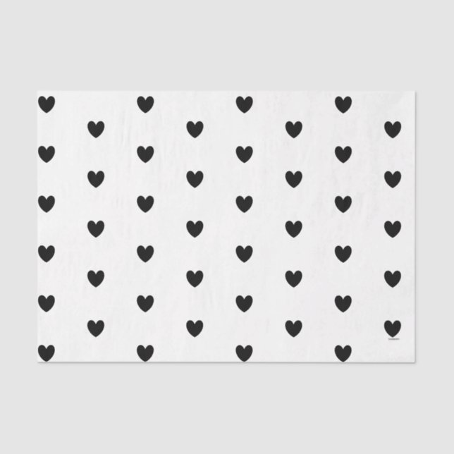HAMbyWG - Black Hearts - Tissue Paper (Front)