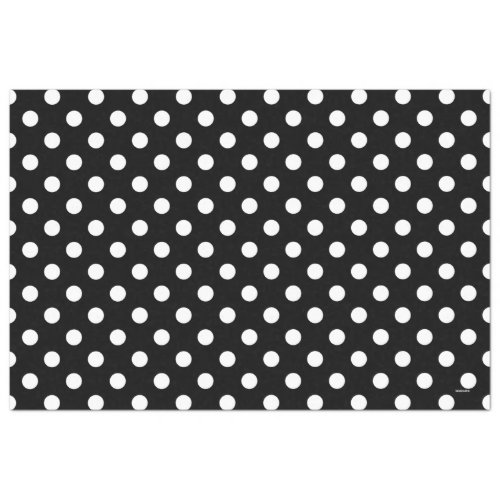 HAMbyWG Black w Any Color Polka Dots Tissue Paper