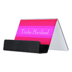 HAMbyWG Business Card Holder - Hot Pinks & Black