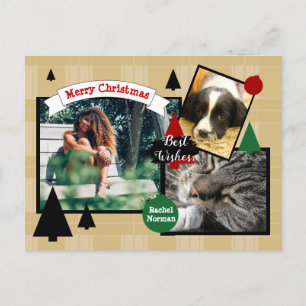HAMbyWG Candy Cane Christmas Card