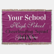 HAMbyWG - Cheerleader or Club Throw Blanket