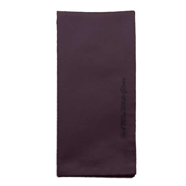 HAMbyWG - Cloth Napkins (4) -Amethyst Bamboo (Folded)