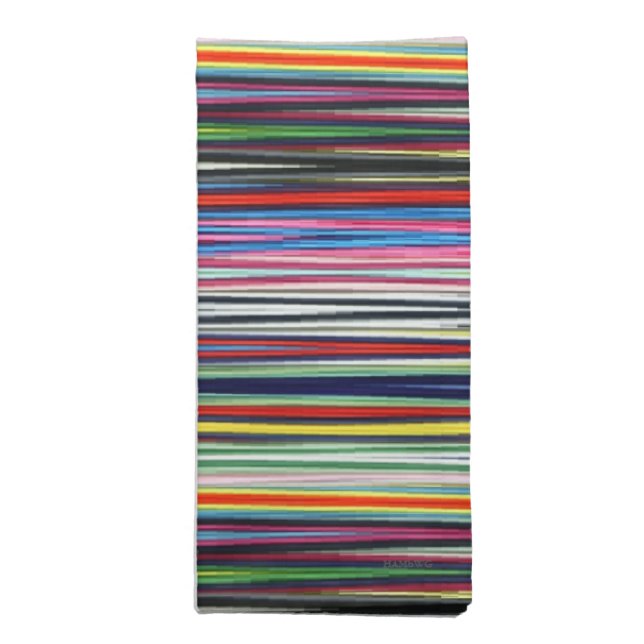 HAMbyWG - Cloth Napkins  (4) - Multi-colored (Folded)