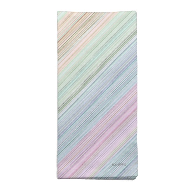HAMbyWG - Cloth Napkins  (4) - Pastel Gradient (Folded)