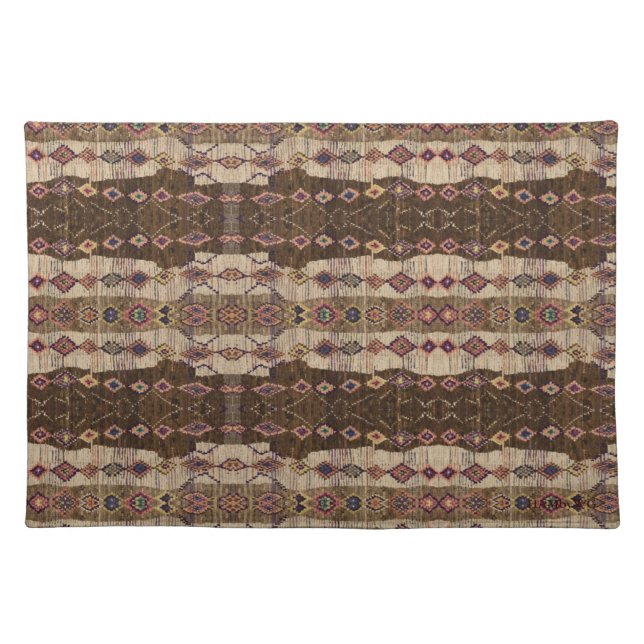 HAMbyWG -Cloth Placemat - Native Indian (Front)
