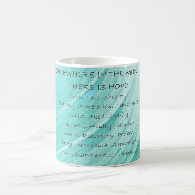 HAMbyWG - Coffee Mug - The 7 Deadly Sins & Remedy (Center)