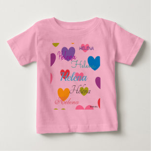 HAMbyWG - Colorful Name Shirt with Hearts