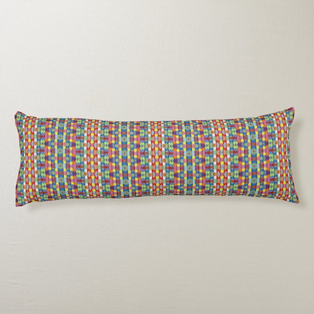 HAMbyWG - Colorful Rope pattern Body Pillow (Back)