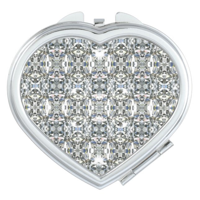 HAMbyWG - Compact Mirror - Diamond Pattern Image (Front)