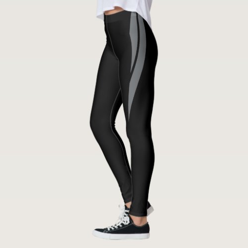 HAMbyWG _ Compression Leggings _ Black  Gray