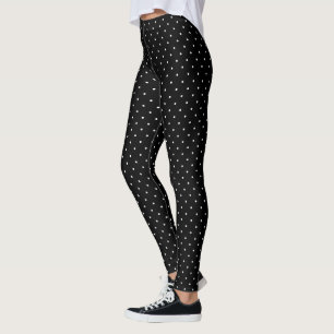 HAMbyWG - Compression Leggings - Black White Polk