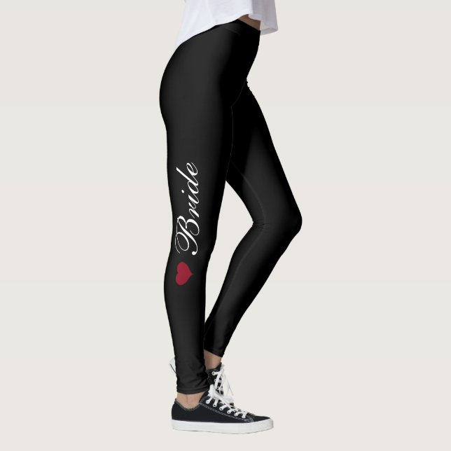 HAMbyWG - Compression Leggings - Bride w/Heart (Right)