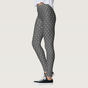 suave, Pants & Jumpsuits, Suave Leggings Grey Polka Dots