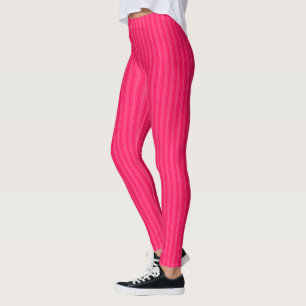 HAMbyWG - Compression Leggings - Pink Stripe