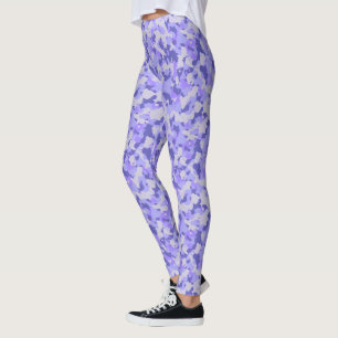 HAMbyWG - Compression Leggings - Purple Camoflage