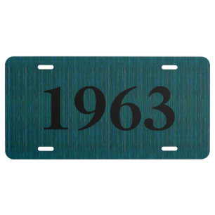 HAMbyWG - Custom Vanity License Plate - Teal Mix