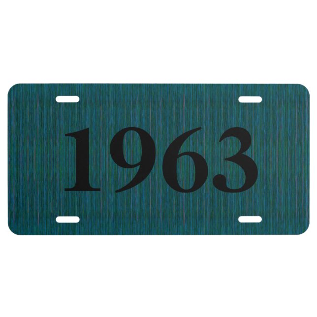 HAMbyWG - Custom Vanity License Plate - Teal Mix (Front)