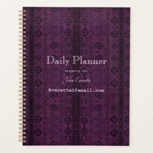 HAMbyWG _ Daily Planner _ Plum India Ink