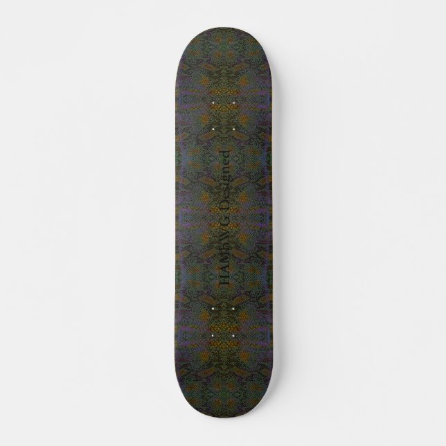 HAMbyWG Designed - Skateboard - Lizard Skin Look (Front)