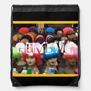 HAMbyWG Drawstring Backpack - Colored Wigs