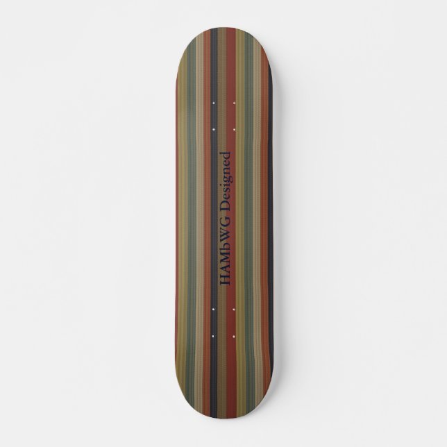 HAMbyWG Dsgn - Skateboard - Native American Colors (Front)