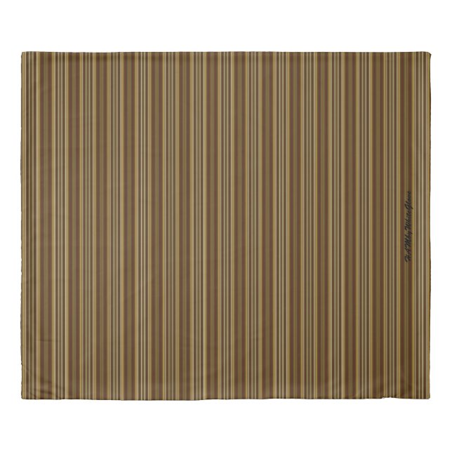 HAMbyWG - Duvet Cover - Amber Stripe (Front)