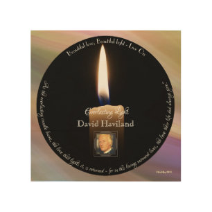 HAMbyWG - Everlasting Candle Tribute Wood Wall Art