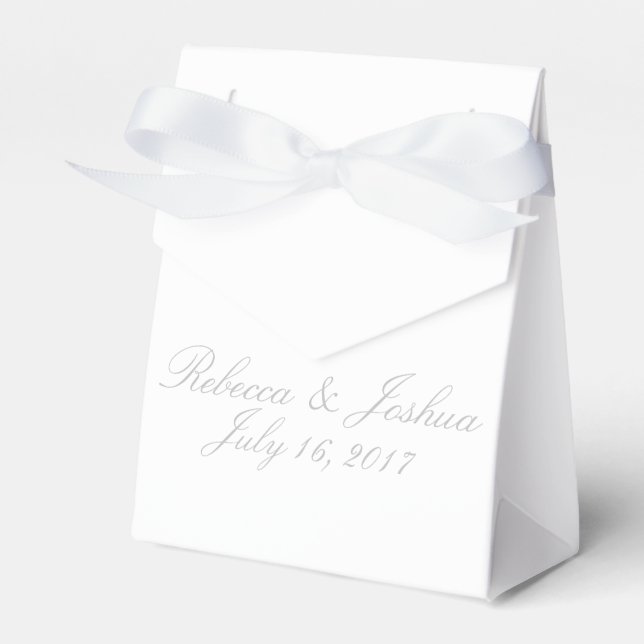 HAMbyWG - Favor Box w/Ribbon & Personalized (Front Side)