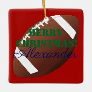 HAMbyWG  - Football Ceramic Ornament