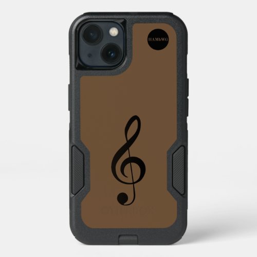 HAMbyWG  _ G Clef Musical Note iPhone 13 Case