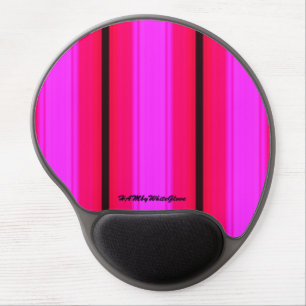 HAMbyWG - Gel Mouse Pad - Hot Pinks & Black