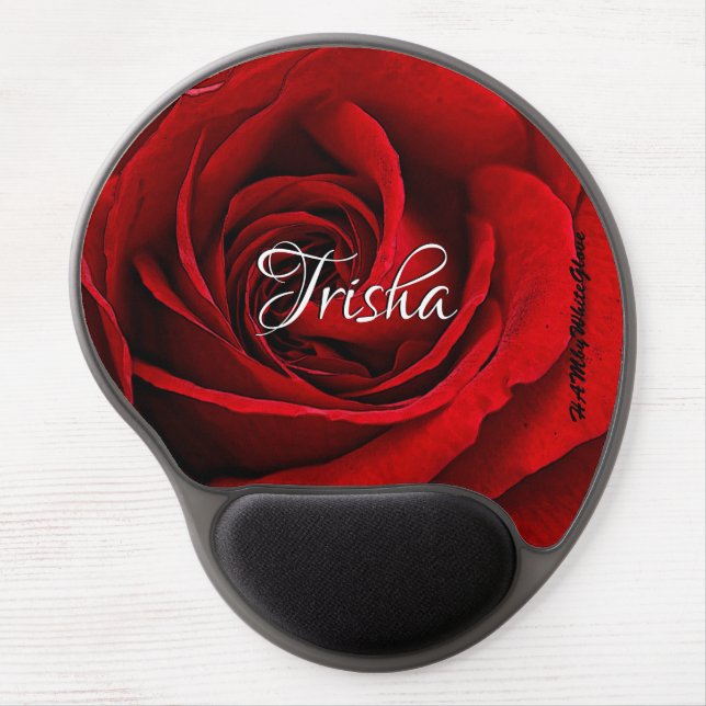 HAMbyWG - Gel Mouse Pad - Red Rose (Front)