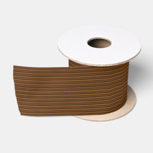 HAMbyWG - Gift Ribbon - Golden Brown Stripe