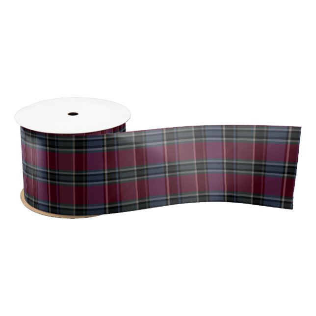 HAMbyWG - Gift Ribbon - Maroon Plaid (Spool)