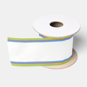 HAMbyWG - Gift Ribbon - Rainbow & White