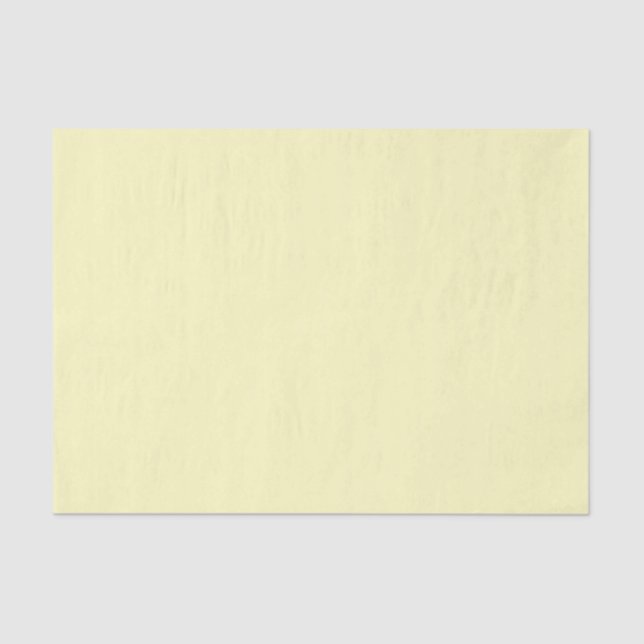 HAMbyWG - Gift Tissue - Pale Yellow Tissue Paper (Front)