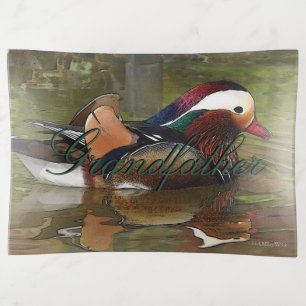 HAMbyWG - Glass Trinket Tray- Young Mallard Tray