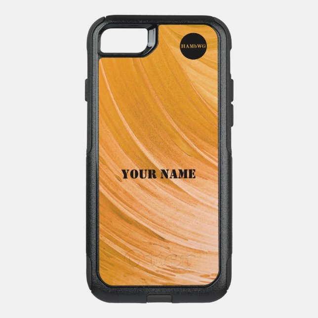 HAMbyWG - Gold Swirl Otterbox iPhone Case (Back)