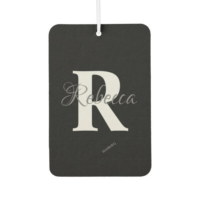 HAMbyWG - Heart With Monogram Air Freshener (Front)