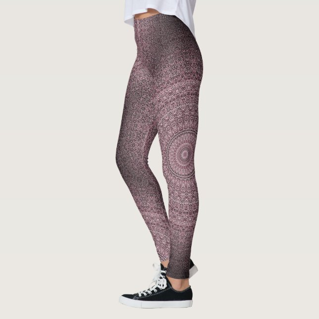 HAMbyWG - Leggings - Blush Pink Mandala (Left)